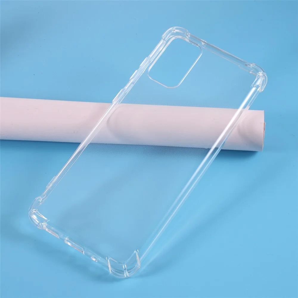 Shock Absorption Clear Cell Phone Cover TPU Case for Samsung Galaxy S20 4G/S20 5G - 4