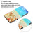 Pattern Printing Flip Leather Wallet Phone Shell for Samsung Galaxy A71 A715 - Beach - 3
