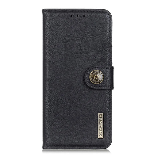KHAZNEH Wallet Stand Leather Mobile Phone Cover Casing for Samsung Galaxy A50/A50s/A30s - Black - 2