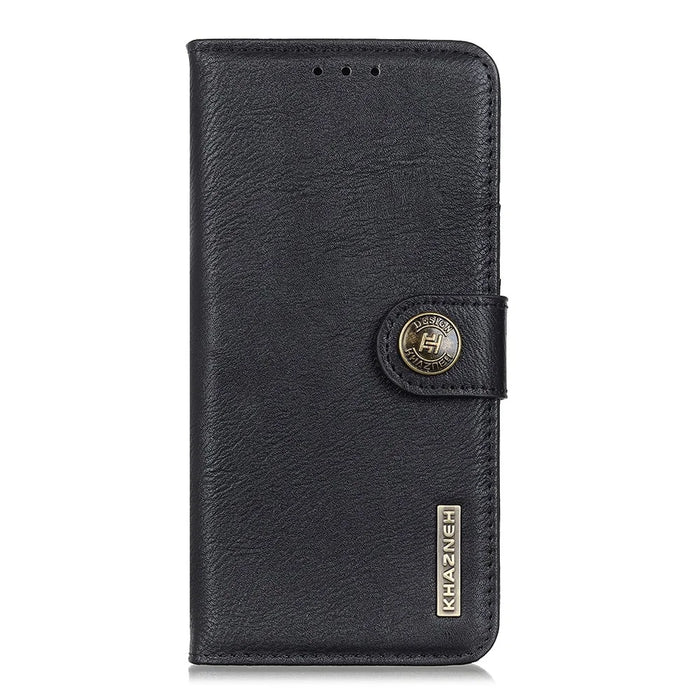 KHAZNEH Wallet Stand Leather Mobile Phone Cover Casing for Samsung Galaxy A50/A50s/A30s - Black - 2