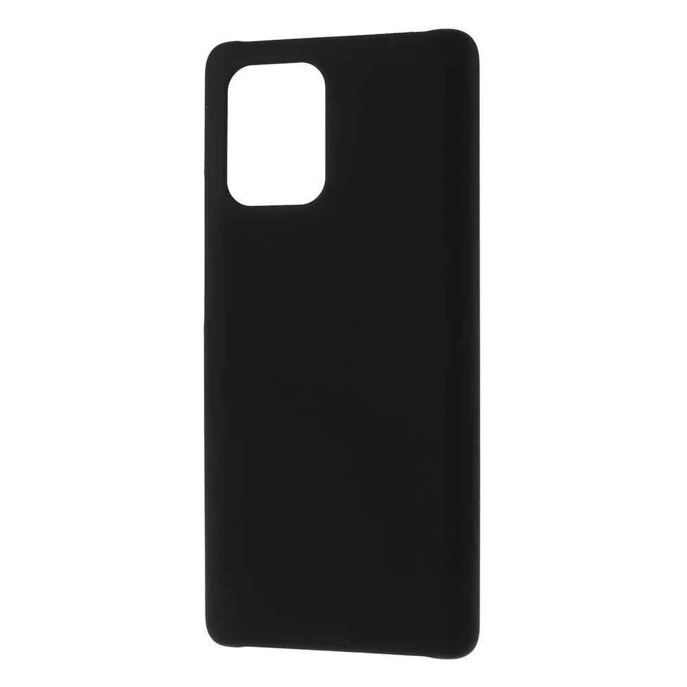 Rubberized Hard PC Case for Samsung Galaxy A91 / S10 Lite - Black - 2