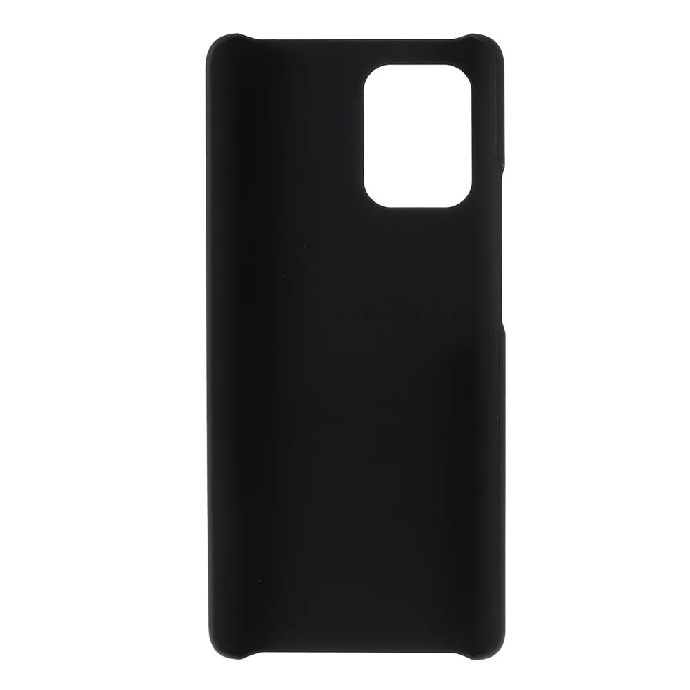 Rubberized Hard PC Case for Samsung Galaxy A91 / S10 Lite - Black - 3