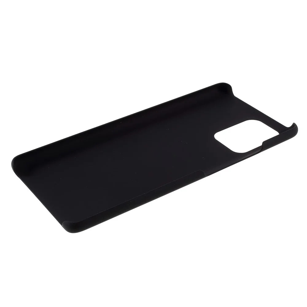 Rubberized Hard PC Case for Samsung Galaxy A91 / S10 Lite - Black - 7