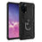 Hybrid PC TPU Kickstand Armor Cell Phone Casing for Samsung Galaxy S20 4G/S20 5G - Black - 1
