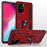 Hybrid PC TPU Kickstand Armor Phone Protective Casing for Samsung Galaxy S20 Plus/S20 Plus 5G - Red - 2