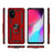 Hybrid PC TPU Kickstand Armor Phone Protective Casing for Samsung Galaxy S20 Plus/S20 Plus 5G - Red - 3