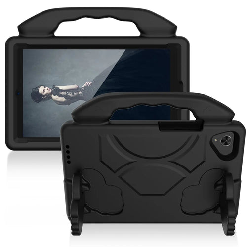 Shockproof Thumb Kickstand EVA Protective Case for Samsung Galaxy Tab Tab K9 / Tab One / A11 / A9 / A 8.0 (2019) / Tab A7 Lite 8.7-inch - Black - 1
