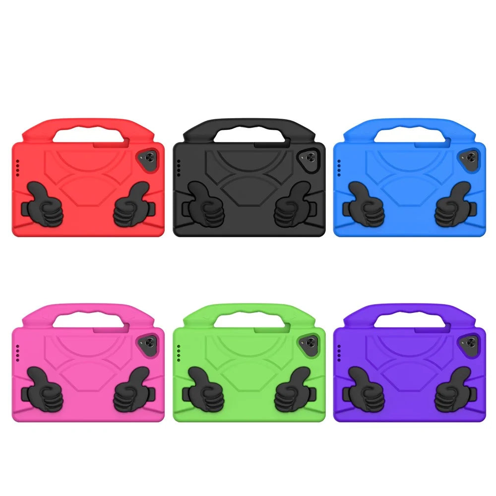 Shockproof Thumb Kickstand EVA Protective Case for Samsung Galaxy Tab Tab K9 / Tab One / A11 / A9 / A 8.0 (2019) / Tab A7 Lite 8.7-inch - Black - 7