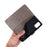Imprint Butterflies Wallet Stand Flip Leather Phone Case for Samsung Galaxy S20 Plus - Grey - 6