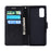 Imprint Butterflies Wallet Stand Flip Leather Case for Samsung Galaxy S20 4G/S20 5G - Black - 5