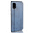 Leather Coated PC + TPU Phone Shell for Samsung Galaxy S20 Plus - Blue - 4