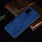 Leather Coated PC + TPU Phone Shell for Samsung Galaxy S20 Plus - Blue - 6