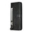 For Samsung Galaxy S20 Plus PU Leather Cases with Zipper Pocket Wallet Phone Cover Stand - Black - 4