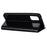 Glitter Powder Zippered Stand Leather Wallet Case with Strap for Samsung Galaxy S20 Plus / S20 Plus 5G - Black - 5