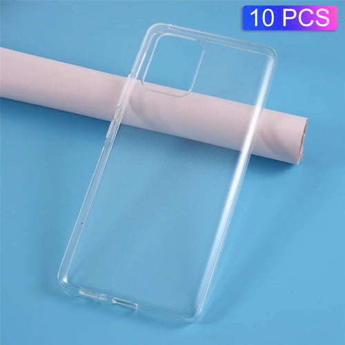 10Pcs/Pack Watermark Resistant Clear TPU Shell for Samsung Galaxy S20 4G/S20 5G - 1
