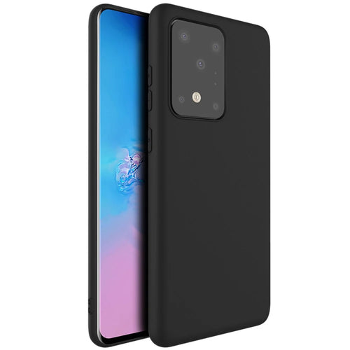 IMAK UC-1 Series Frosting TPU Phone Cover Case for Samsung Galaxy S20 Ultra - Black - 1