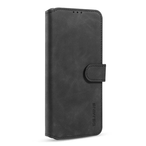 DG.MING Retro with Wallet Leather Stand Case for Samsung Galaxy S20 Plus - Black - 2