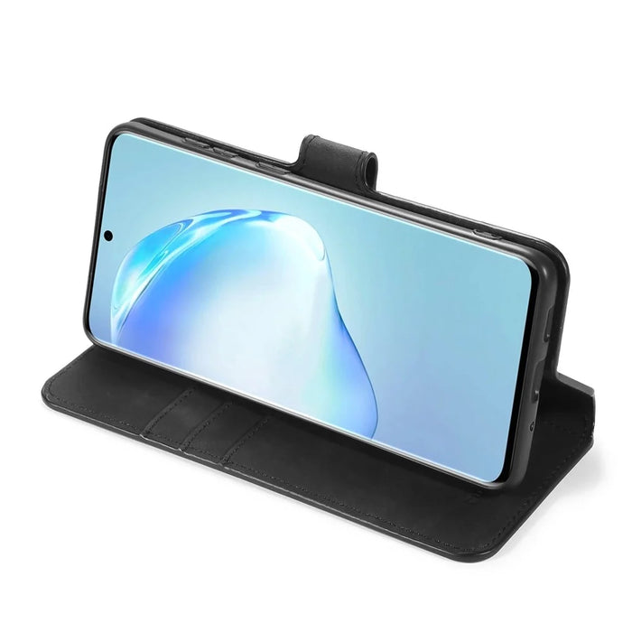 DG.MING Retro with Wallet Leather Stand Case for Samsung Galaxy S20 Plus - Black - 5