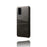 Two Card Slots PU Leather Coated Hard PC Shell for Samsung Galaxy S20 4G / S20 5G - Black - 4