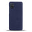 Solid Color Cloth Texture PC Phone Case for Samsung Galaxy A71 A715 - Dark Blue - 3