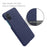 Solid Color Cloth Texture PC Phone Case for Samsung Galaxy A71 A715 - Dark Blue - 4