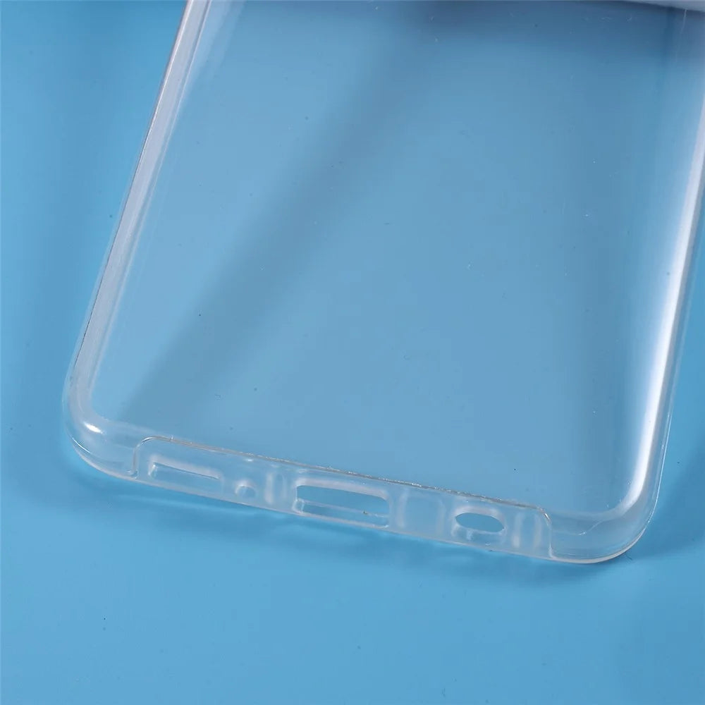 Detachable 2-in-1 Clear Hybrid Phone Case Cover for Samsung Galaxy A71 - 5