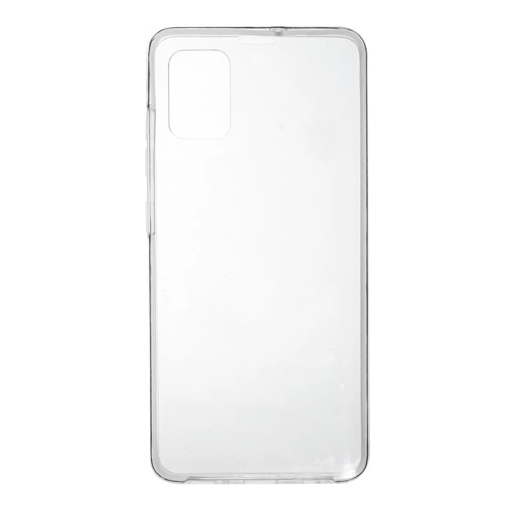 Full Coverage Clear Phone Shell PET+TPU+Acrylic Case for Samsung Galaxy A51 - 2
