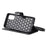 For Samsung Galaxy S20 4G / S20 5G Case 2 in 1 Detachable Magnetic Leather Wallet Mobile Cover with Strap - Black - 5