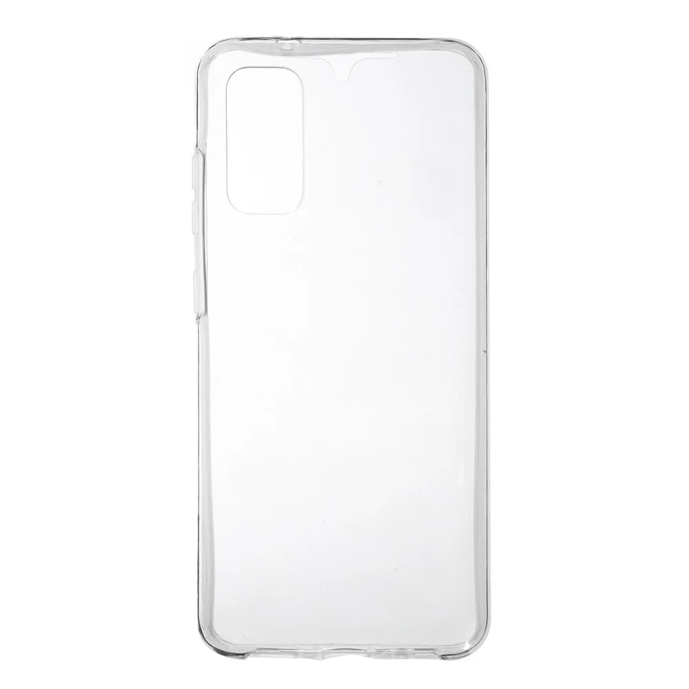 Full Coverage Clear Phone Cover PET+TPU+Acrylic Case for Samsung Galaxy S20 4G/S20 5G - 4