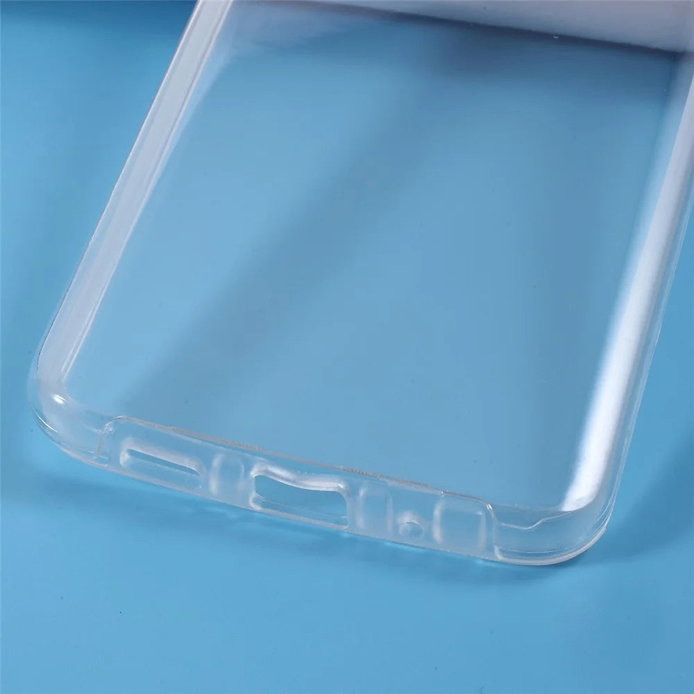 Full Coverage Clear Phone Cover PET+TPU+Acrylic Case for Samsung Galaxy S20 4G/S20 5G - 7