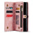 CASEME 008 Series PU Leather Cover for Samsung Galaxy S20 Ultra Wallet Phone Case Shockproof Folio Flip Cover - Pink - 4