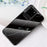 Marble Pattern Tempered Glass Case PC + TPU Hybrid Cover for Samsung Galaxy S20 Ultra - Black - 1