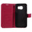 Butterfly Wallet Leather Protective Case for Samsung Galaxy S7 edge G935 with Handy Strap - Red - 7
