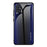 Carbon Fibre Texture Glass Back + TPU Combo Shell Case for Samsung Galaxy A51 - Dark Blue - 1