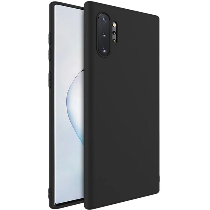 IMAK UC-1 Series Frosting TPU Phone Cover for Samsung Galaxy Note 10 Plus/10 Plus 5G - Black - 1