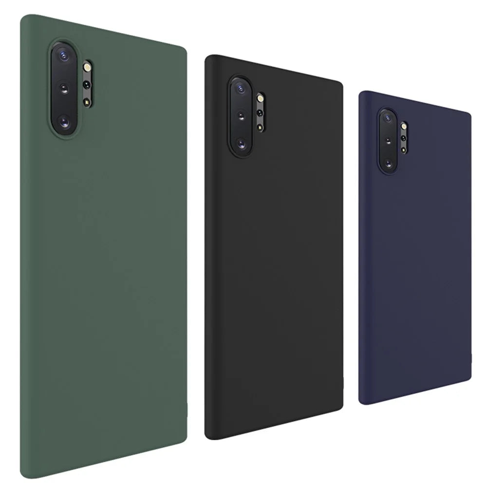 IMAK UC-1 Series Frosting TPU Phone Cover for Samsung Galaxy Note 10 Plus/10 Plus 5G - Black - 7