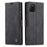 CASEME 013 Series Auto-absorbed Leather Flip Cover for Samsung Galaxy A81/Note 10 Lite - Black - 3