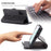 CASEME 013 Series Auto-absorbed Leather Flip Cover for Samsung Galaxy A81/Note 10 Lite - Black - 7