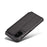 LC.IMEEKE Retro Style Flip Leather Card Holder Phone Case for Samsung Galaxy A51 - Black - 6
