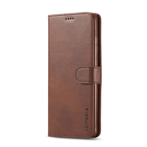 LC.IMEEKE Wallet Leather Stand Case for Samsung Galaxy S20 Ultra - Coffee - 2