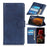 Leather Wallet Stand Case for Samsung Galaxy A41 - Blue - 1