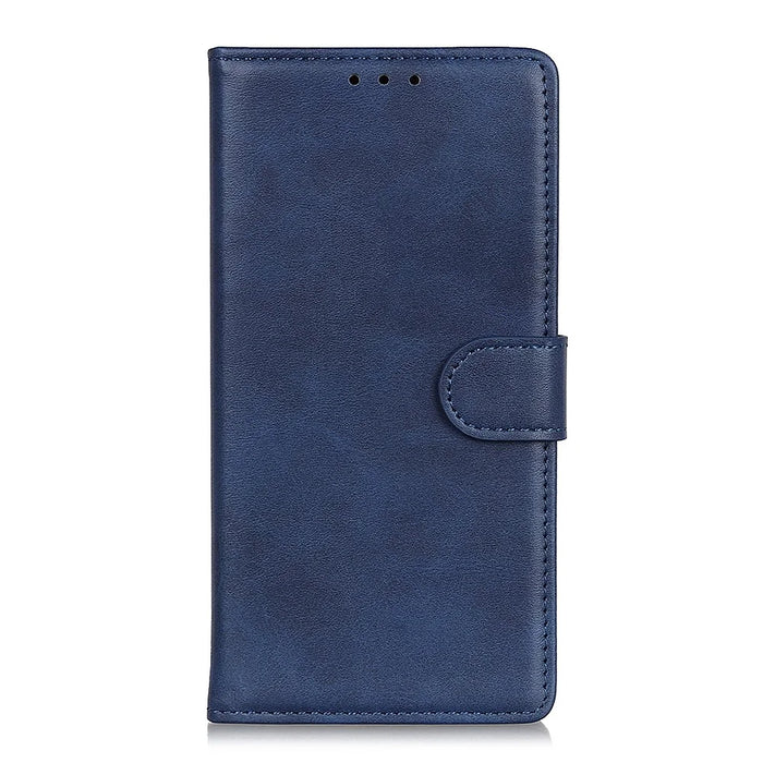 Leather Wallet Stand Case for Samsung Galaxy A41 - Blue - 2