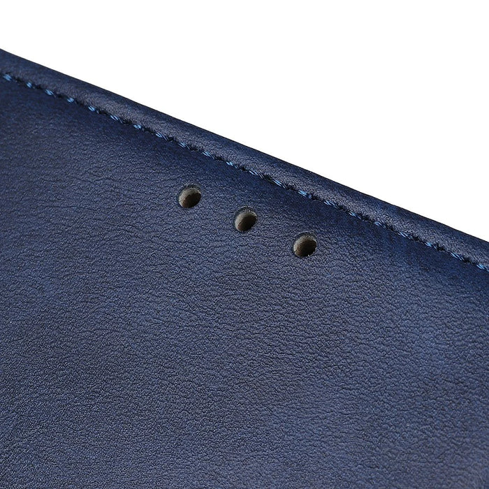 Leather Wallet Stand Case for Samsung Galaxy A41 - Blue - 6
