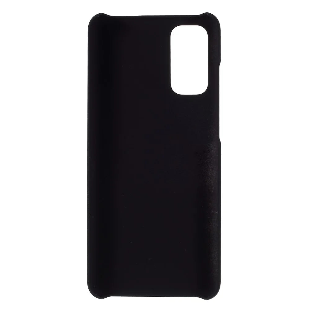 Rubberized Hard Plastic Case for Samsung Galaxy A41 - Black - 3