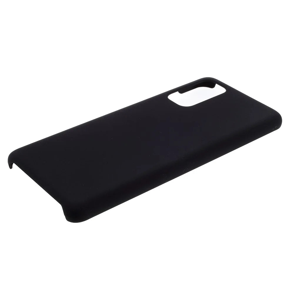 Rubberized Hard Plastic Case for Samsung Galaxy A41 - Black - 4