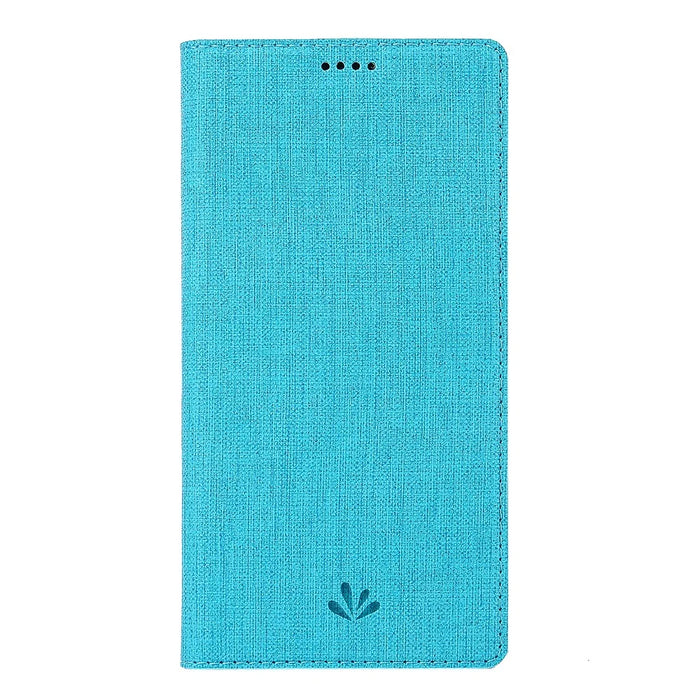 VILI DMX Cross Skin Leather Shell Case for Samsung Galaxy A81/Note 10 Lite - Blue - 2