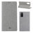 VILI DMX Cross Skin Leather Shell Case for Samsung Galaxy S20 4G/S20 5G - Grey - 1