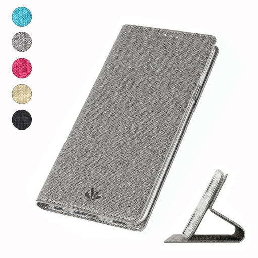 VILI DMX Cross Skin Leather Shell Case for Samsung Galaxy S20 4G/S20 5G - Grey - 2