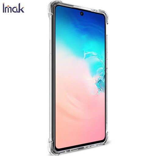 IMAK Shock-resistant Soft TPU Case for Samsung Galaxy A81/Note 10 Lite/M60s - Transparent - 2