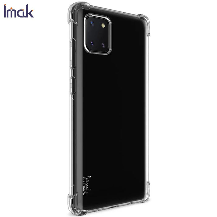 IMAK Shock-resistant Soft TPU Case for Samsung Galaxy A81/Note 10 Lite/M60s - Transparent - 3